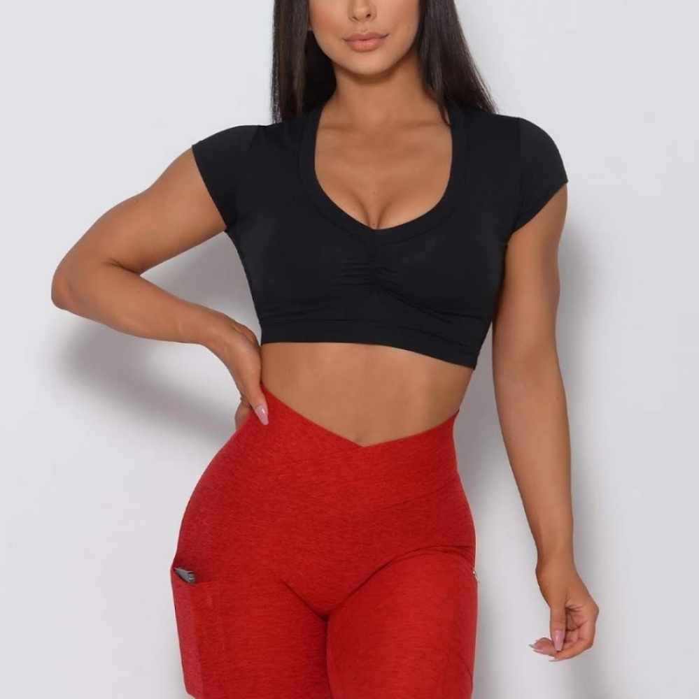 Bombshell Sportswear flex v-neck tee